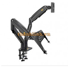 Combo Giá Treo Màn Hình North Bayou F195 (22-32inch) - Kẹp Đỡ Laptop Ergotek EP9 (10-19inch)